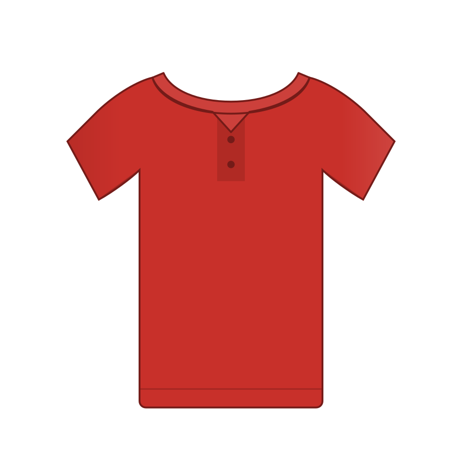Koszulka polo 210 g, czerwona