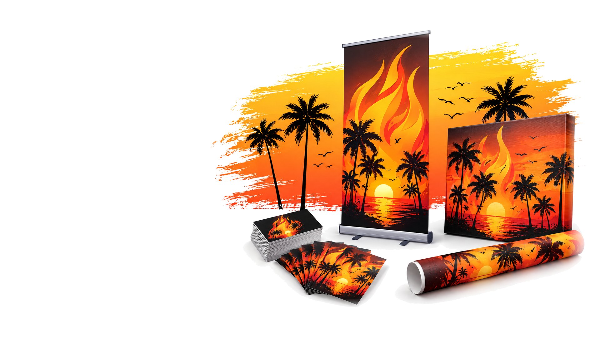 Roll-up, wizytówki, ulotki i obrazy canvas